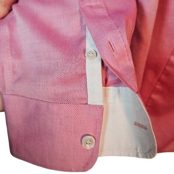 Talbots Womens size 16W 100% Cotton Pink Button Up Shirt Basic Everyday Career - Picture 4 of 9